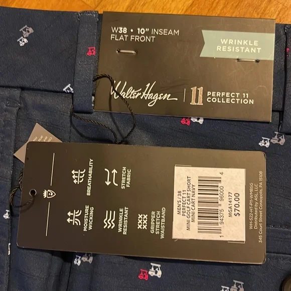 Walter Hagen Golf Shorts. New with tags. - Picture 2 of 3